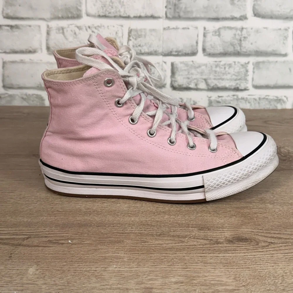 Converse Chuck Taylor All Star High Top Canvas Pink Girls Size 6